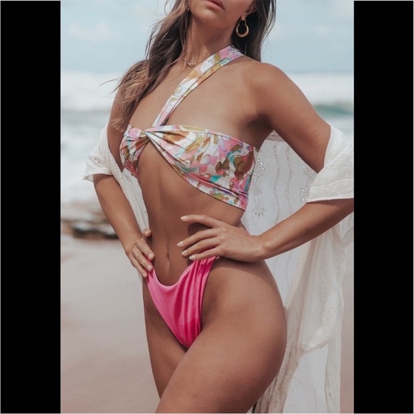 Love Mcnicoll Giselle Wrap Tie Scarf Top - Picture 4 of 7